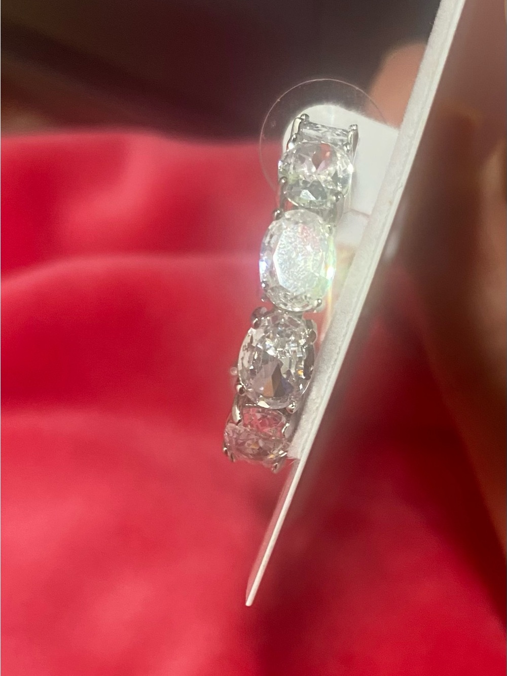 Fifth Avenue Cubic Zirconia Hoop Earrings